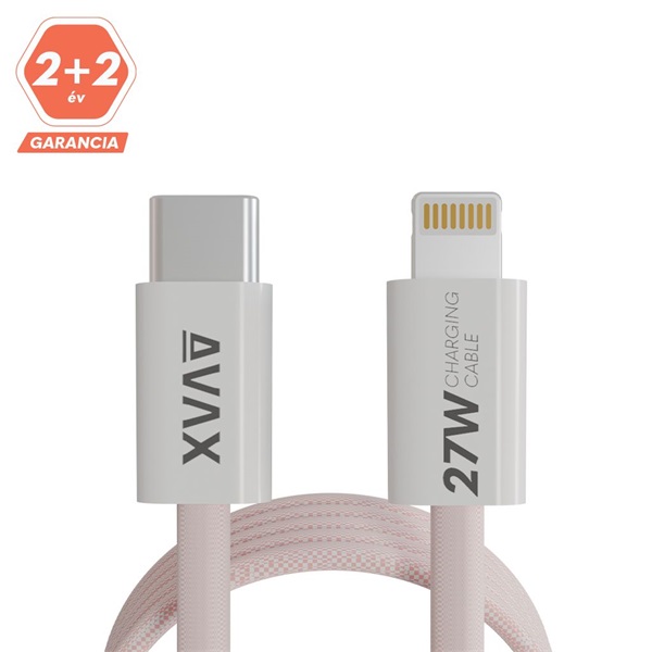 AVAX CB611P MAGNETY 27W 1m USB-C - Lightning adat- és töltőkábel