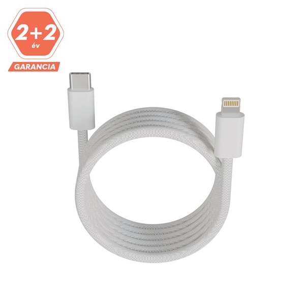 AVAX CB611W MAGNETY 27W 1m USB-C - Lightning adat- és töltőkábel