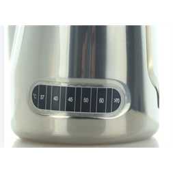 AVX LHT 600ml-es hőmérős rozsdamentes acél tejkiöntő kanna