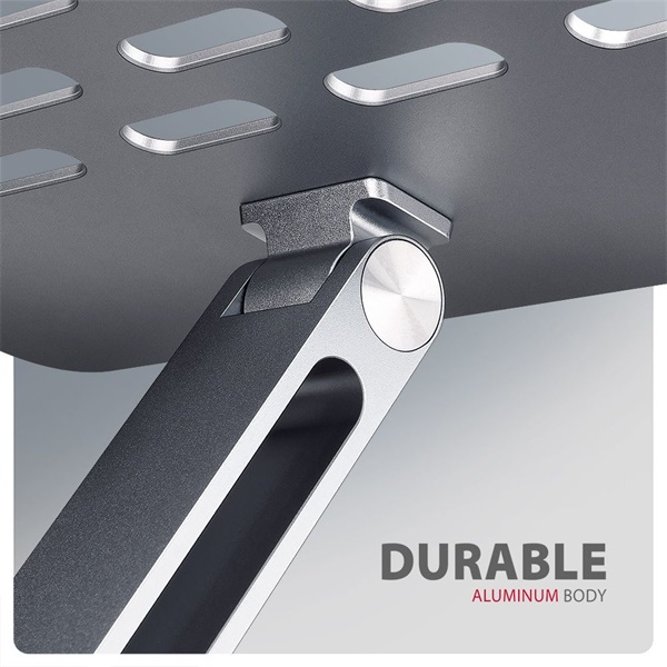 AXAGON HMC-STND ALU laptop állvány dokkoló állomással