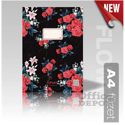 Absolut Magic Pattern Dream Roses A4 87-40 kockás füzet