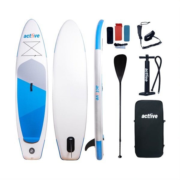 Act!ive SB-004-W Marina Beach fehér-kék SUP deszka 305cm, tartozékokkal