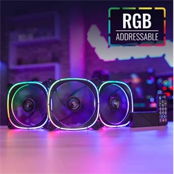Aerocool Astro 12 Pro 3db 120mm ARGB ventilátor + vezérlő