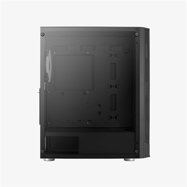 Aerocool Prism v3 ARGB fekete (táp nélküli) ablakos ATX ház