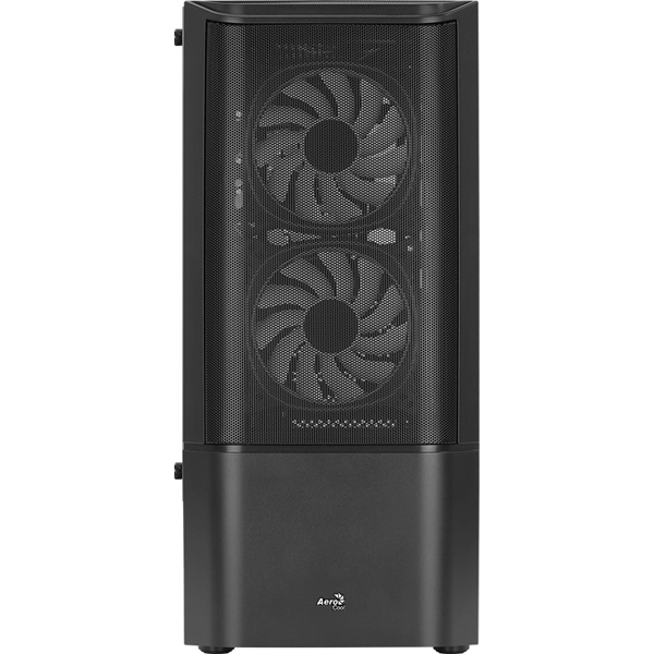 Aerocool Quantum Mesh FRGB fekete (táp nélküli) ablakos ATX ház