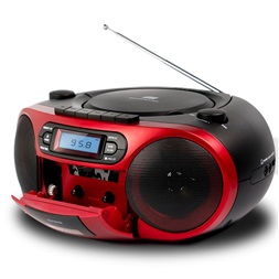 Aiwa BBTC-550RD hordozható piros rádiós CD lejátszó