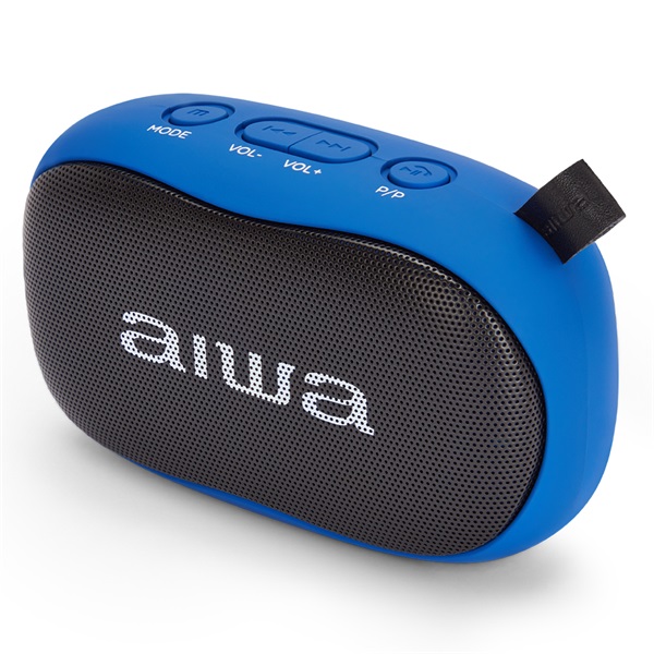 Aiwa BS-110BL kék hordozható Blutooth hangszóró