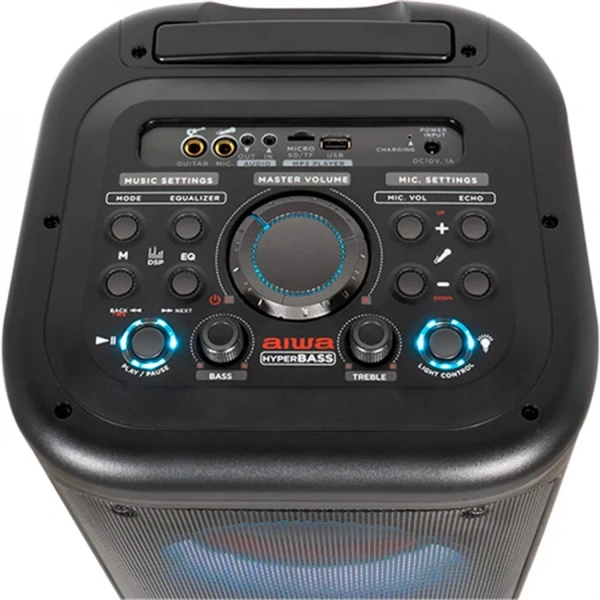 Aiwa KBTUS-450 hordozható Bluetooth party hangszóró (Használt - B)