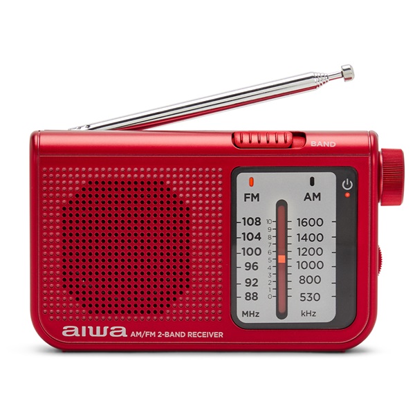 Aiwa RS-55RD hordozható piros rádió