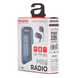 Aiwa R-22BL hordozható kék FM rádió
