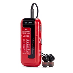 Aiwa R-22RD hordozható piros rádió