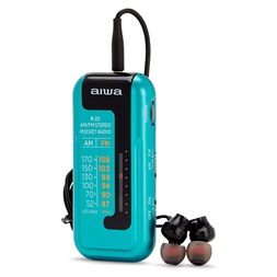 Aiwa R-22TQ hordozható kék rádió