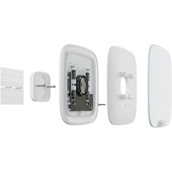 Ajax Brandplate for StreetSiren DoubleDeck WH fehér feliratozható fedél