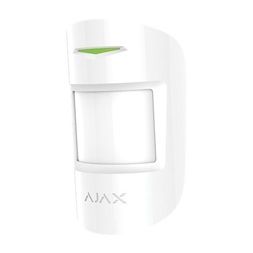 Ajax MotionProtect Plus WH vezetéknélküli kombinált PIR+MW fehér mozgásérzékelő