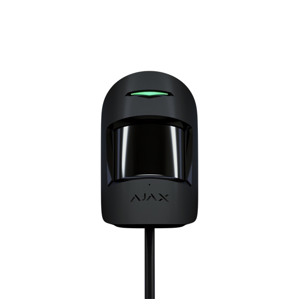 Ajax CombiProtect Fibra BL fekete vezetékes mozgás és üvegtörés érzékelő