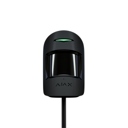 Ajax CombiProtect Fibra BL fekete vezetékes mozgás és üvegtörés érzékelő