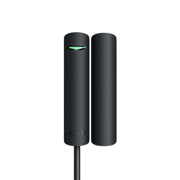 Ajax DoorProtect Fibra BL fekete vezetékes nyitásérzékelő