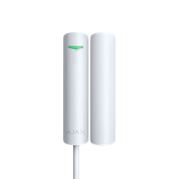 Ajax DoorProtect Plus Fibra WH fehér vezetékes nyitásérzékelő dőlés és rezgésérzékelővel