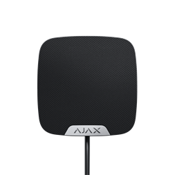 Ajax HomeSiren Fibra BL fekete vezetékes beltéri sziréna