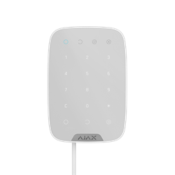 Ajax Keypad Fibra WH fehér vezetékes érintésvezérelt kezelőegység