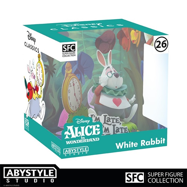Alice in Wonderland "White Rabbit" 10 cm figura