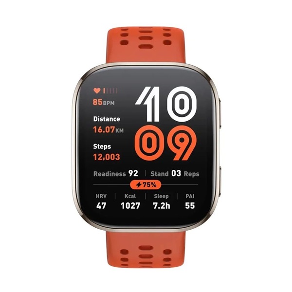 Amazfit BIP 6 piros okosóra