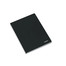 Ambar Classic A4 80 lap fekete tűzött kockás füzet