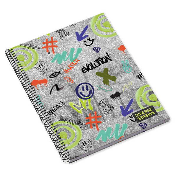 Ambar Inverse Teen A5 80 lap vonalas spirálfüzet