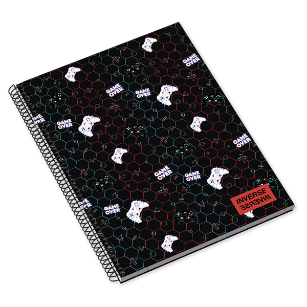 Ambar Inverse Teen A5 80 lap vonalas spirálfüzet