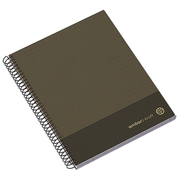 Ambar Kraft A4 100 lap kockás spirálfüzet