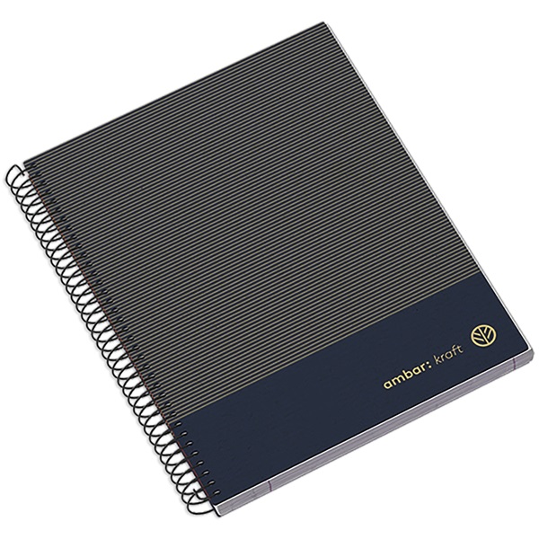 Ambar Kraft A4 100 lap kockás spirálfüzet