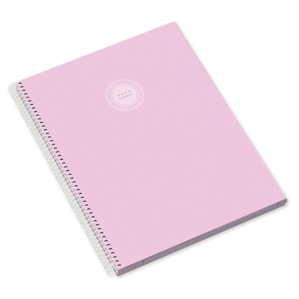 Ambar Moonflower Campus Pastel A4 80 lap kockás spirálfüzet