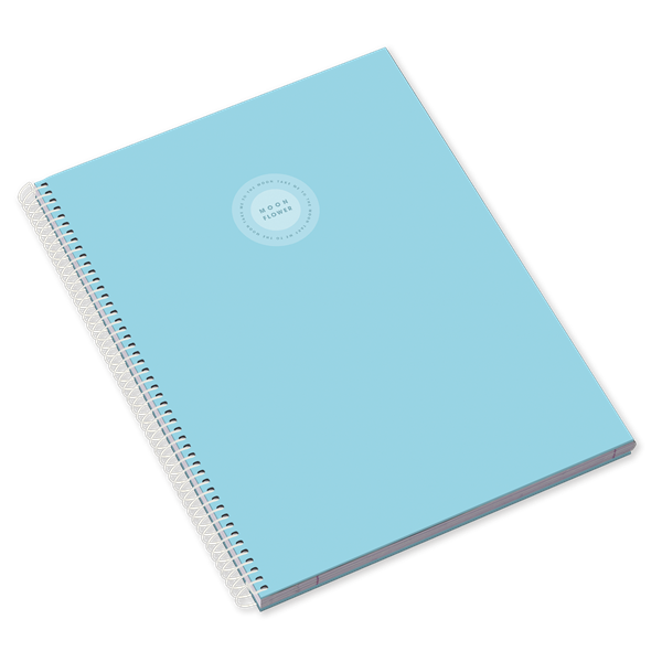 Ambar Moonflower Campus Pastel A4 80 lap vonalas spirálfüzet