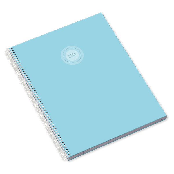 Ambar Moonflower Campus Pastel A5 80 lap vonalas spirálfüzet