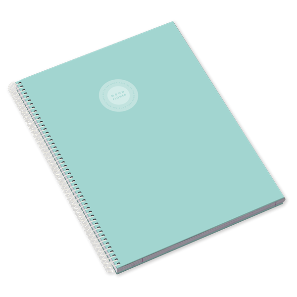 Ambar Moonflower Campus Pastel A5 80 lap vonalas spirálfüzet