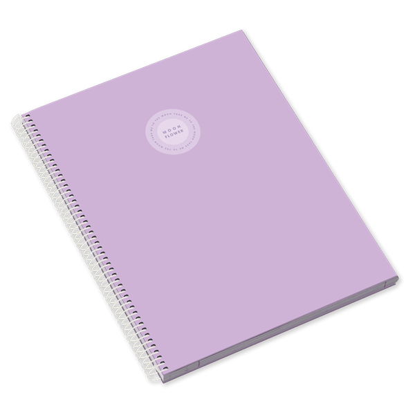 Ambar Moonflower Campus Pastel A5 80 lap vonalas spirálfüzet