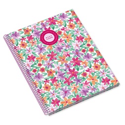 Ambar Moonflower Cherry A5 80 lap vonalas spirálfüzet