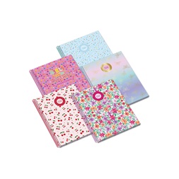 Ambar Moonflower Cherry A5 80 lap vonalas spirálfüzet