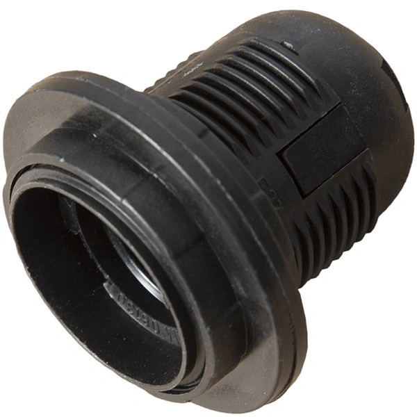 Anco 321213 max. 60W fekete E27 foglalat 2 gyűrűvel