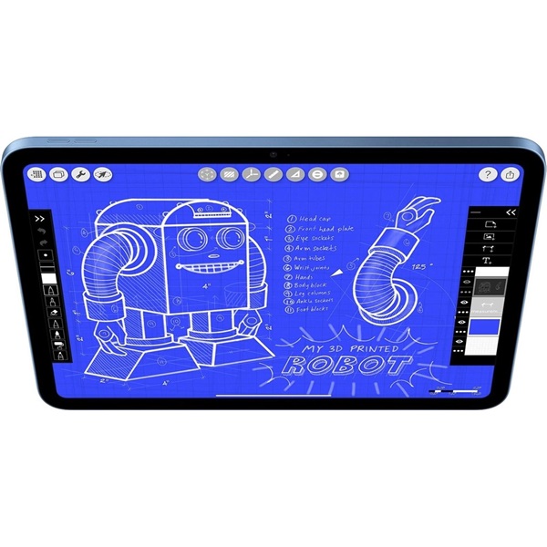 Apple 11" iPad (A16) 128GB Wi-Fi Blue (kék)