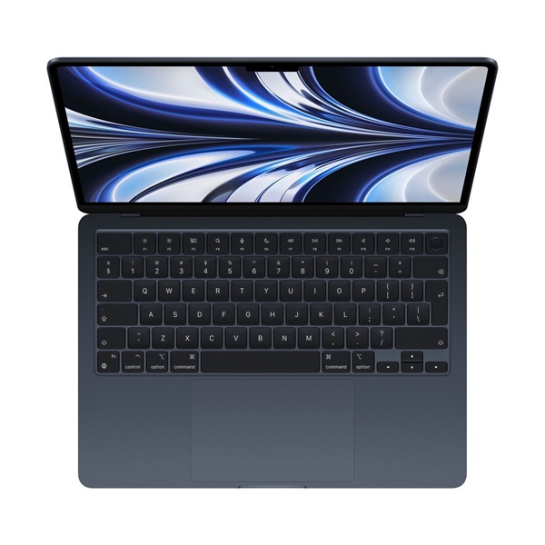 Apple MacBook Air 13,6"Retina/M2 chip 8 magos CPU és GPU/8GB/256GB SSD/éjfekete laptop