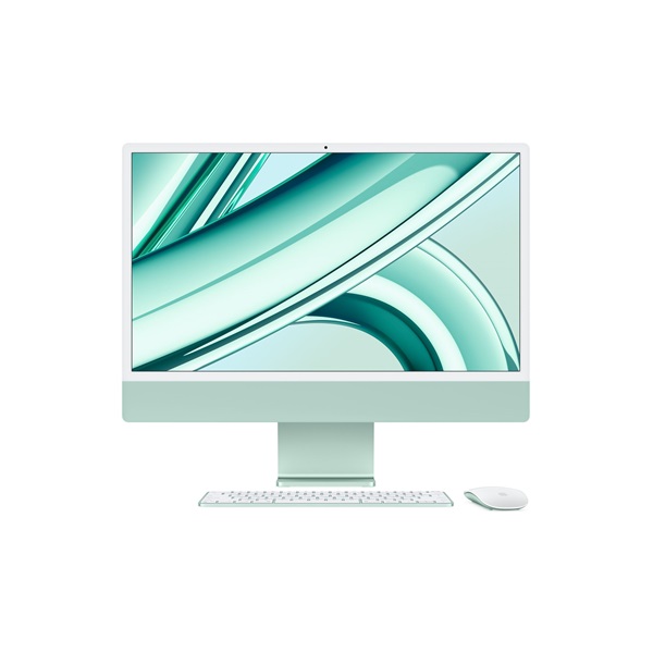 Apple iMac 24" Retina/M3 chip 8 magos CPU és 10 magos GPU/8GB/256GB SSD/zöld All-in-One számítógép
