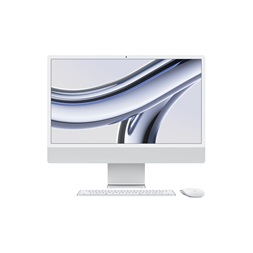 Apple iMac 24" Retina/M3 chip 8 magos CPU és 10 magos GPU/8GB/512GB SSD/ezüst All-in-One számítógép