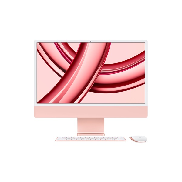 Apple iMac 24" Retina/M3 chip 8 magos CPU és 10 magos GPU/8GB/512GB SSD/pink All-in-One számítógép