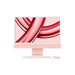 Apple iMac 24" Retina/M3 chip 8 magos CPU és GPU/8GB/256GB SSD/pink All-in-One számítógép