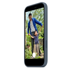 Apple mgew4zm/a iPhone 17 MagSafe acélkék szilikon tok