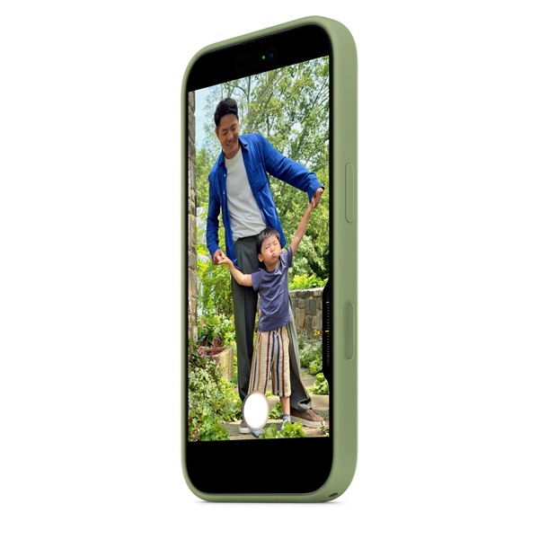 Apple mgex4zm/a iPhone 17 MagSafe világos mohazöld szilikon tok