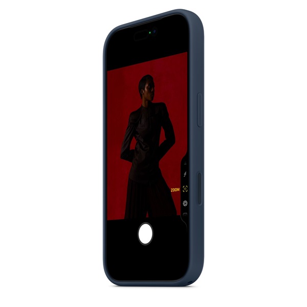 Apple mgfh4zm/a iPhone 17 Pro MagSafe éjfekete szilikon tok