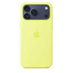 Apple mgfm4zm/a iPhone 17 Pro Max MagSafe neonsárga szilikon tok