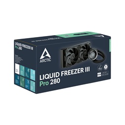 Arctic Liquid Freezer III Pro 280 fekete vízhűtéses processzor hűtő